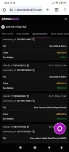 Stonebahis 90 bin TL ödememi vermedi Kanıt Görseli