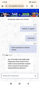 Betgaranti DOLANDIRICIDIR Kanıt Görseli