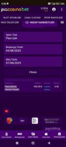 Piabetcasino dolandırıcı sakın yatırım yapmayın Kanıt Görseli