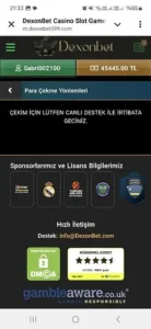 DexonBet ödememi yapmadı Kanıt Görseli