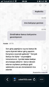 Ibizabette oynamayin musteri temsilcisi rezalet Kanıt Görseli