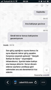 Ibizabette oynamayin musteri temsilcisi rezalet Kanıt Görseli