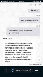 Ibizabette oynamayin musteri temsilcisi rezalet Kanıt Görseli