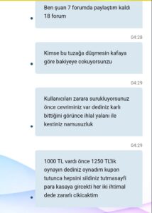 Vegabete sakın yatırım yapmayın kazanırsanız bakiyenizi siliyor Kanıt Görseli