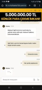 Https://m.hizlibahis708.com/tr/casino/slots dolandirici bir site kanmayin Kanıt Görseli
