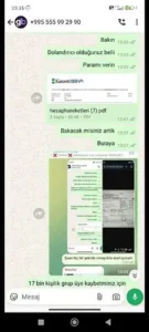 Getirbet sitesi paranı ödemiyor Kanıt Görseli