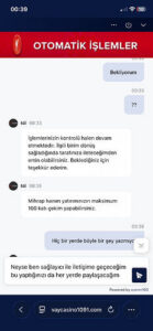 Vaycasino 1.000.000 parama çöktü Kanıt Görseli