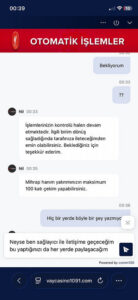 Vaycasino 1.000.000 parama çöktü Kanıt Görseli